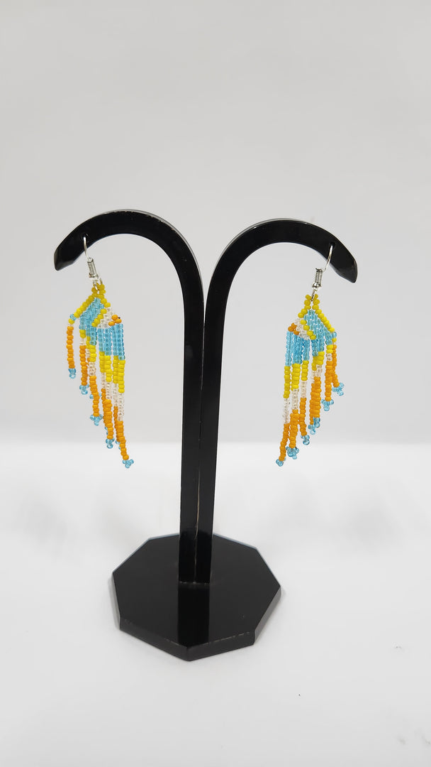 Seed Bead Multicolor Earrings