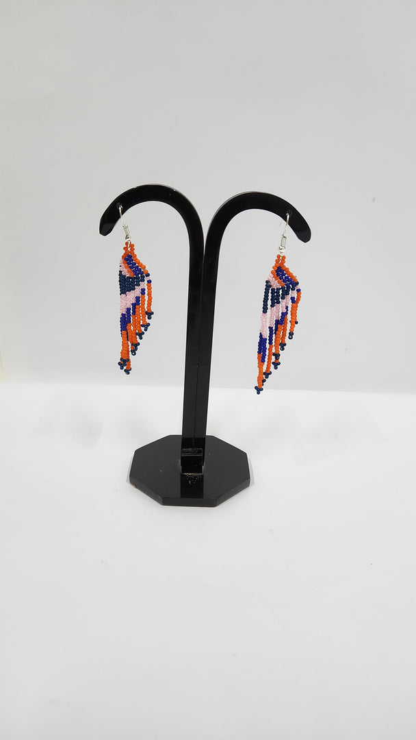 Seed Bead Multicolor Earrings