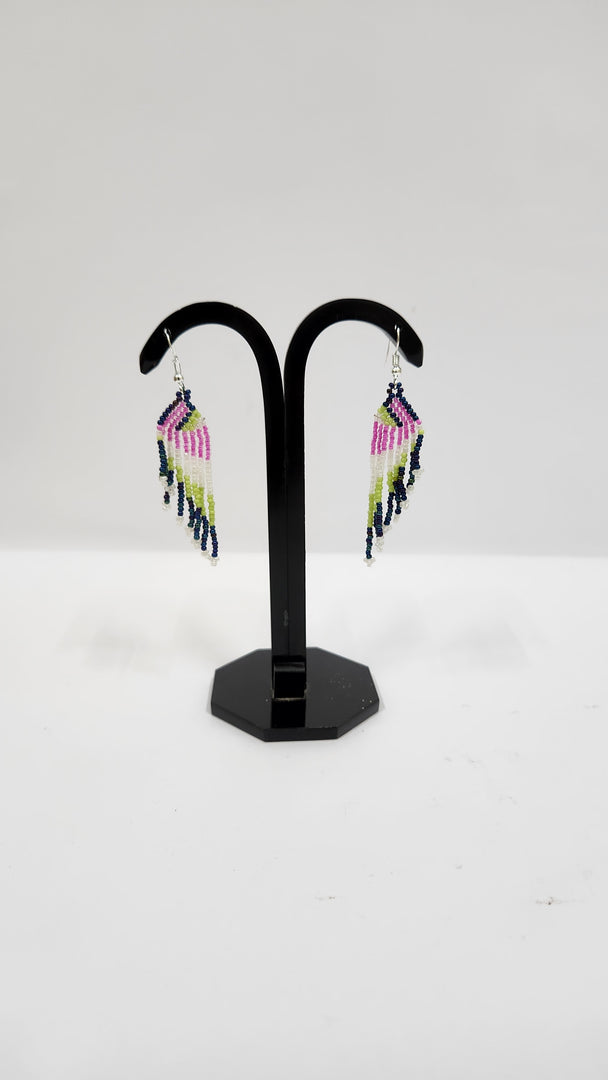Seed Bead Multicolor Earrings