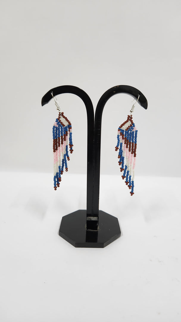Seed Bead Multicolor Earrings