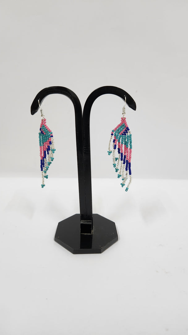 Seed Bead Multicolor Earrings
