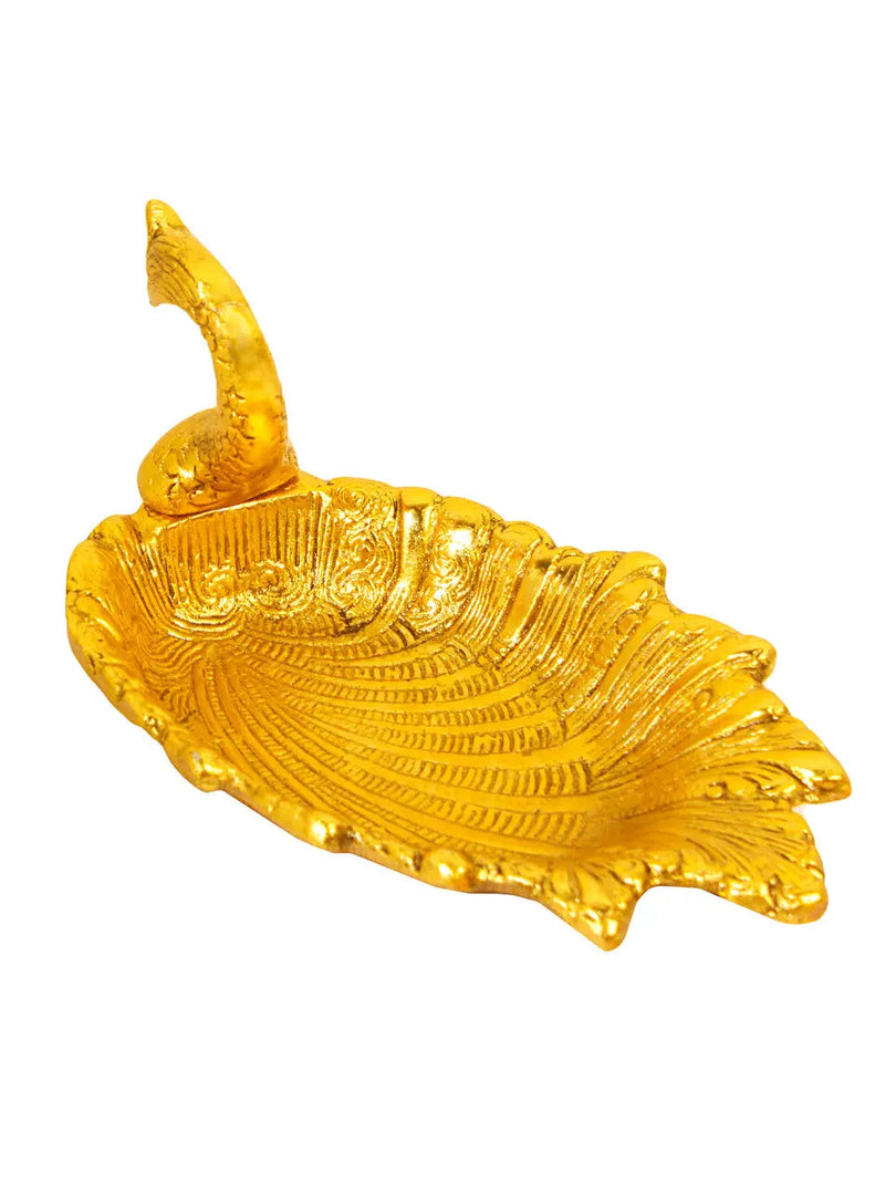 SH 803 White Metal With Lacquer Polish Swan Tray dastakaaristore