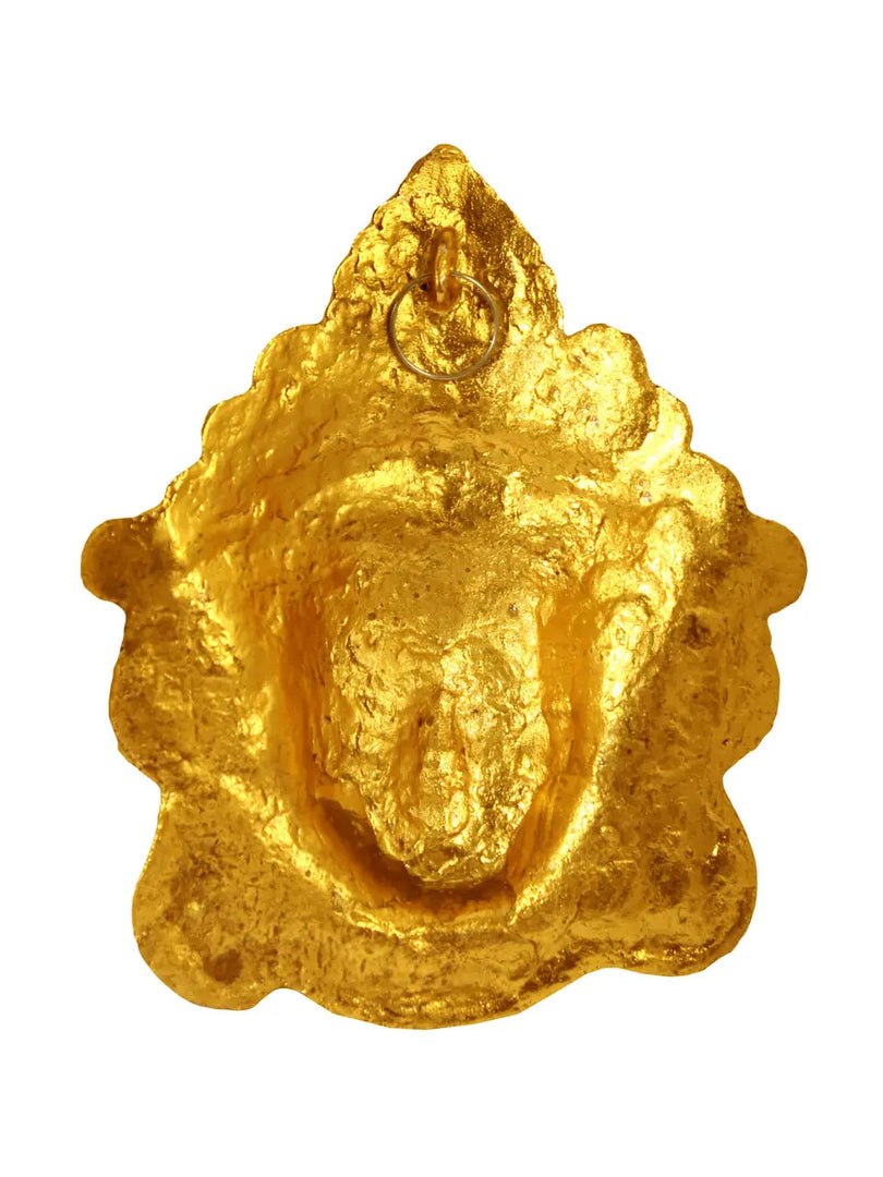 SH 808 White Metal with Lacquer Polish Maa Durga Face dastakaaristore