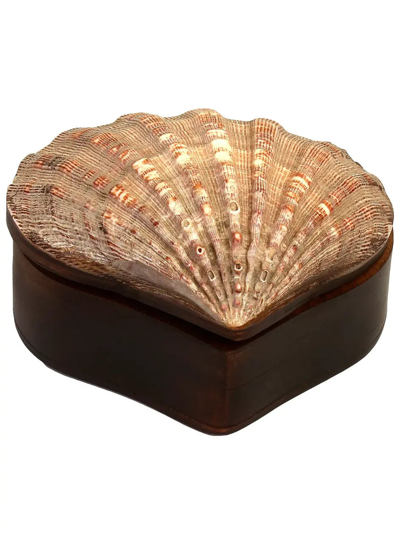VIS 105 Wooden Burma Shell Box dastakaaristore