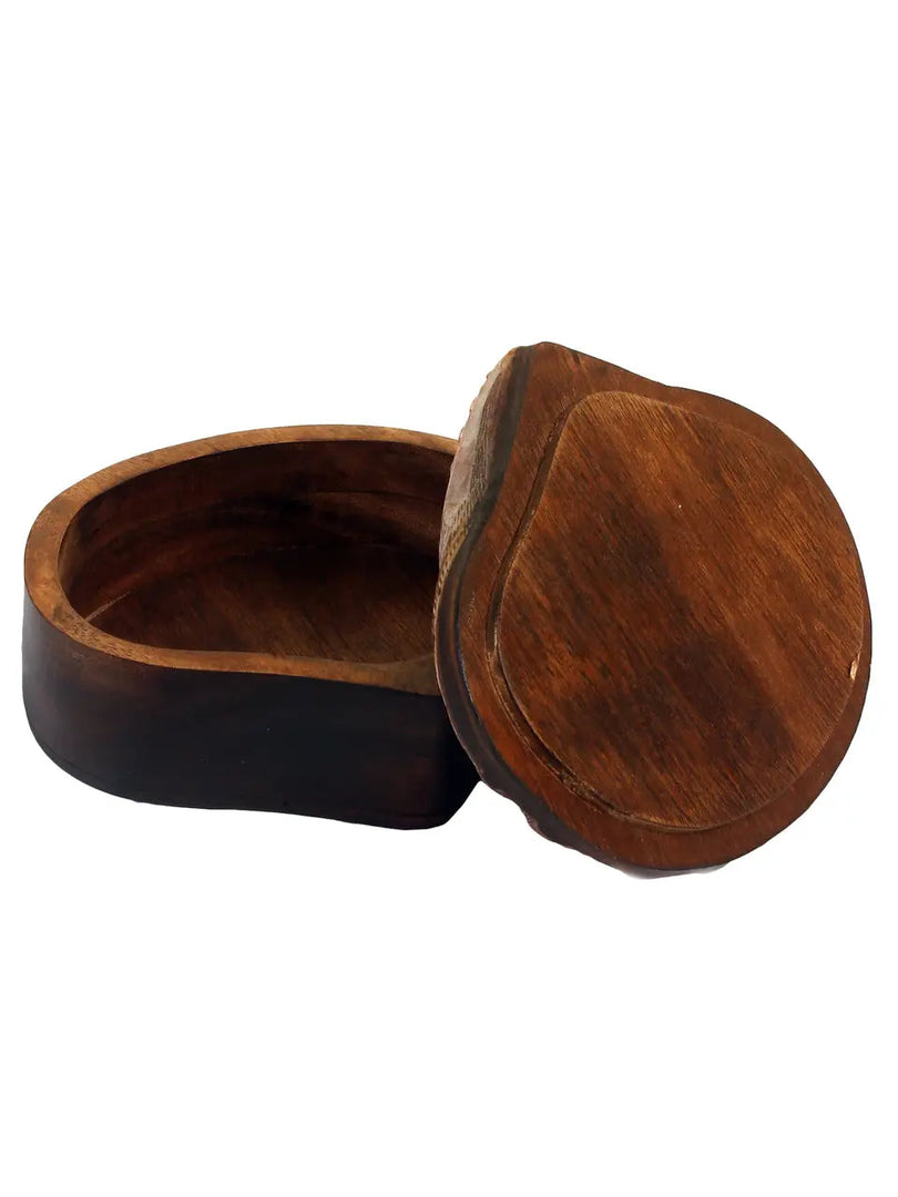 VIS 105 Wooden Burma Shell Box dastakaaristore