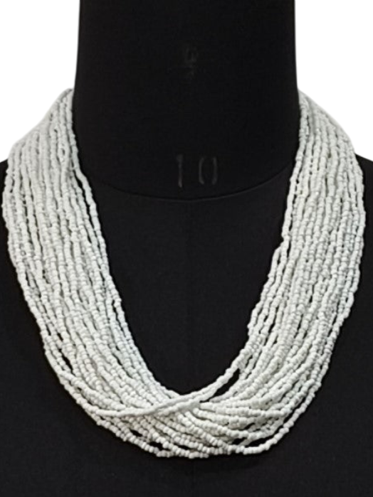 MULTY LAYERED SEED BEAD NECKLACE