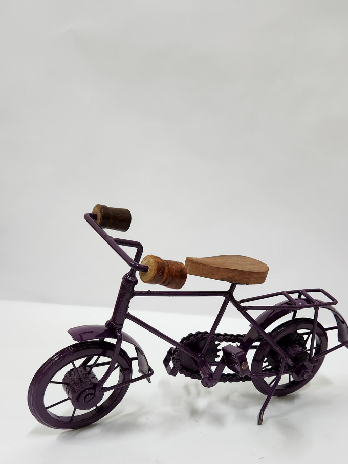 MIG 119 WROUGHT IRON PURPLE BICYCLE