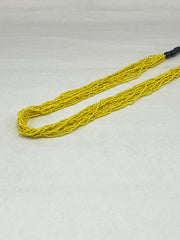 YELLOW SEED BEAD NECKLACE
