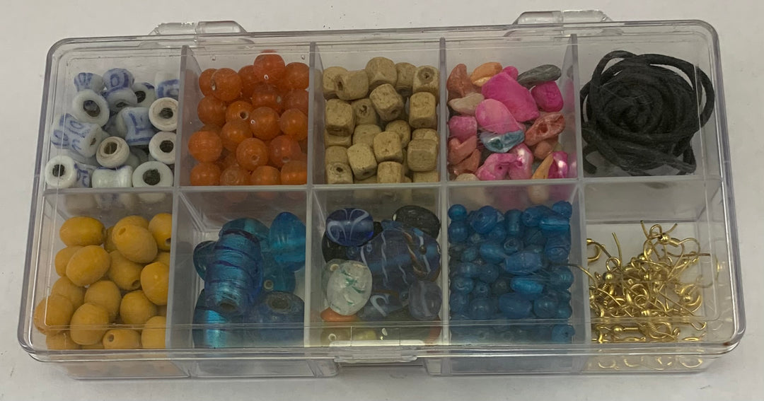 BDK315 - GLASS BEAD  & MOP SHELL DIY KIDS KIT