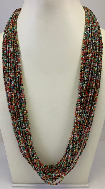 MULTY COLOR SEED BEAD NECKLACE