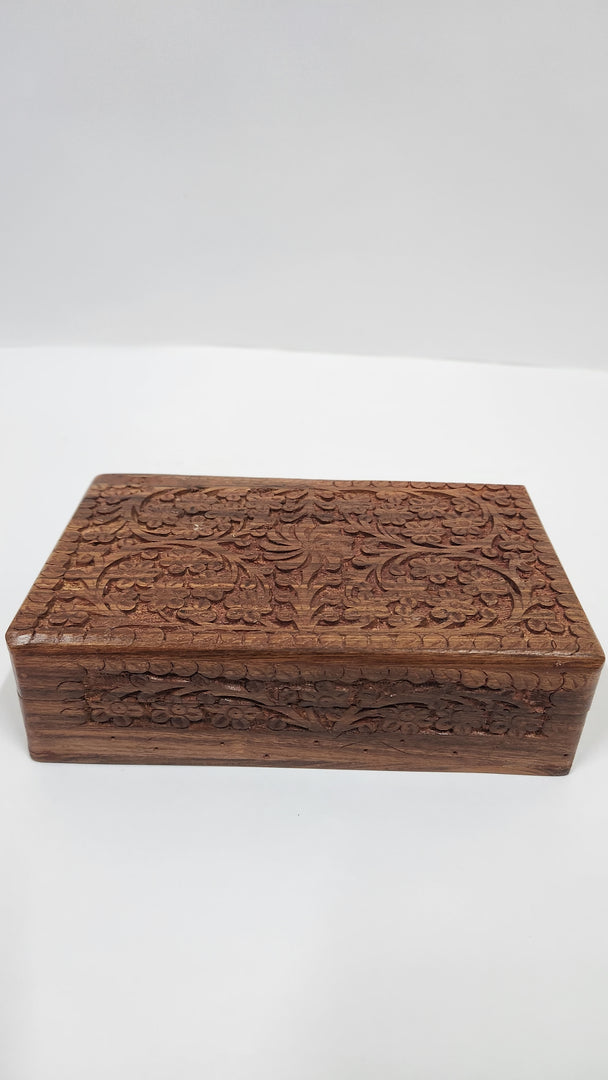 MIG 201 Sheesham Wood Carving Multi Purpose Box