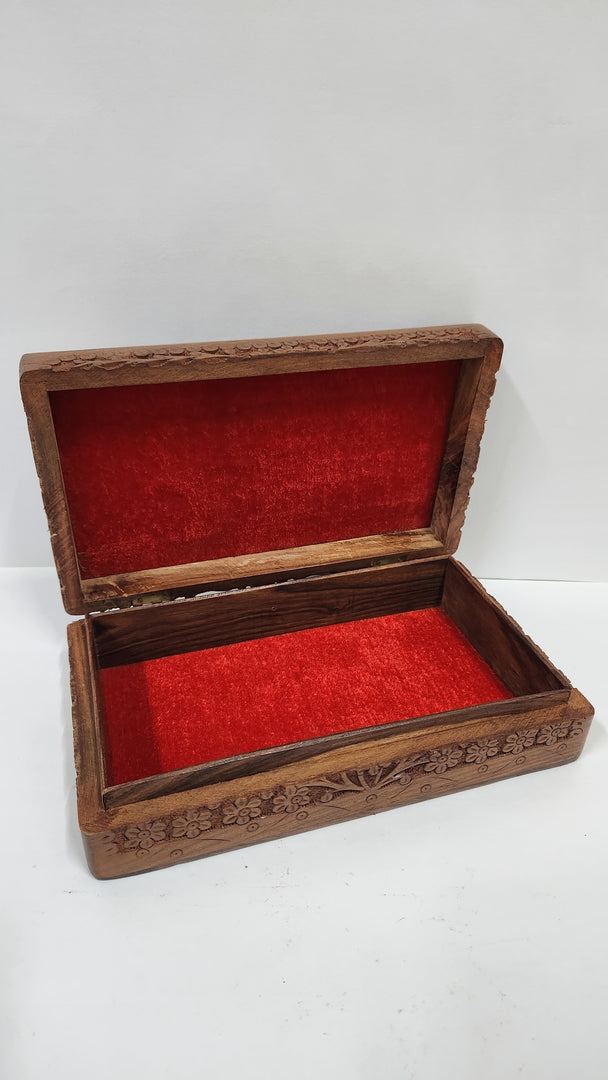 MIG 201 Sheesham Wood Carving Multi Purpose Box