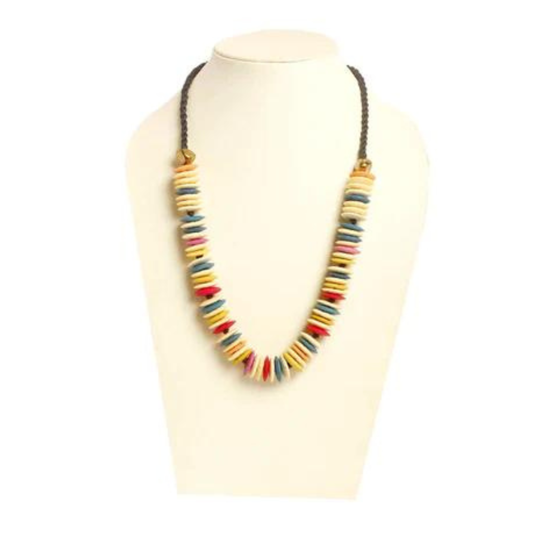 NK 9426 Multicolor bone bead bead necklace