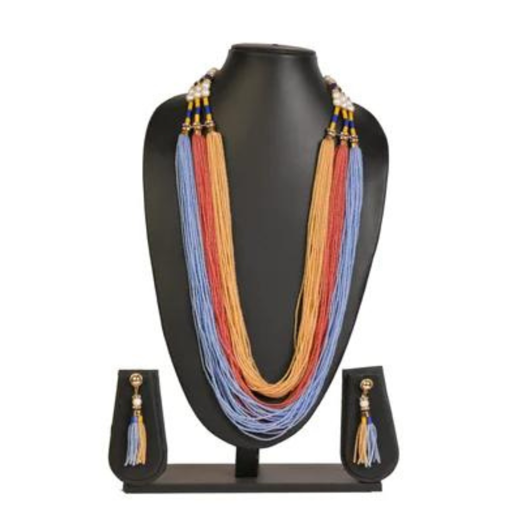 Multicolor Seed Bead Necklace