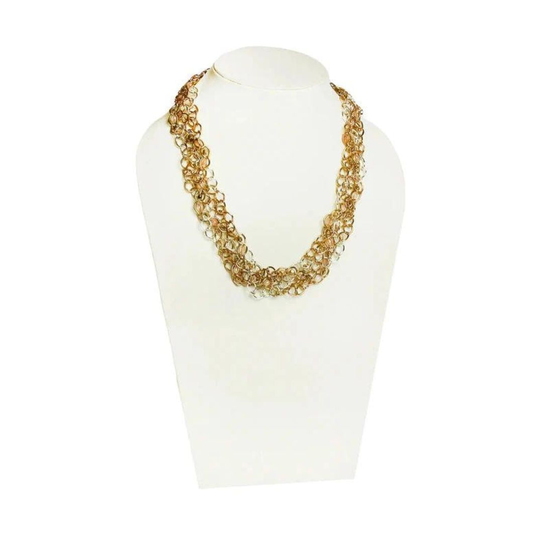 NK 4759B Metal chain necklace