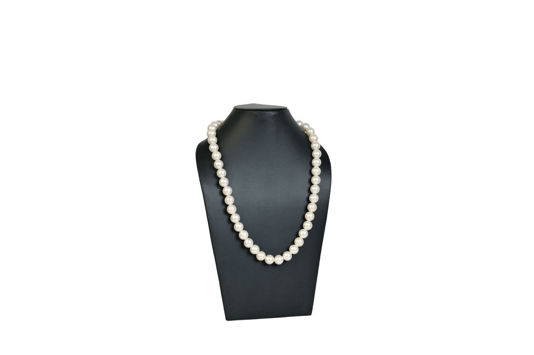 NK 12028 White artificial pearl bead necklace dastakaaristore