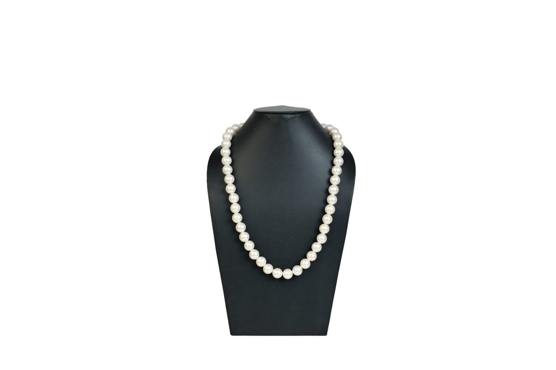 NK 12028 White artificial pearl bead necklace dastakaaristore