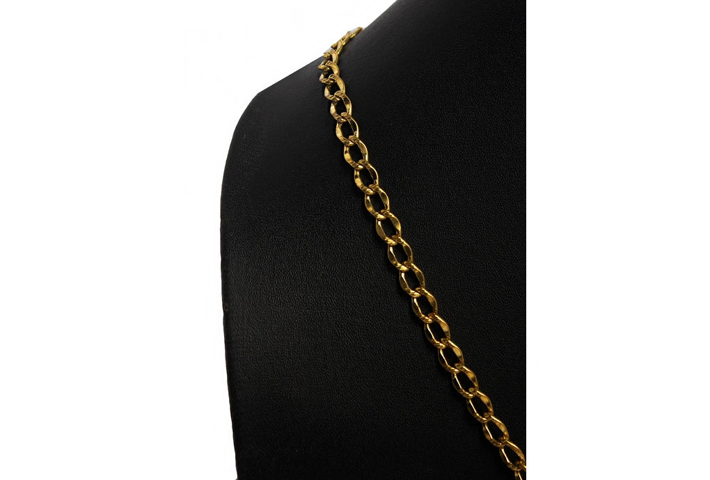 NK 12031 Chain necklace with artificial bead necklace dastakaaristore