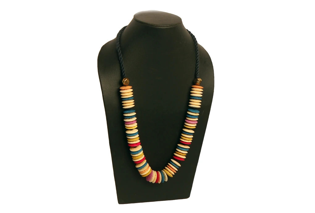 NK 9426 Multicolor bone bead bead necklace dastakaaristore