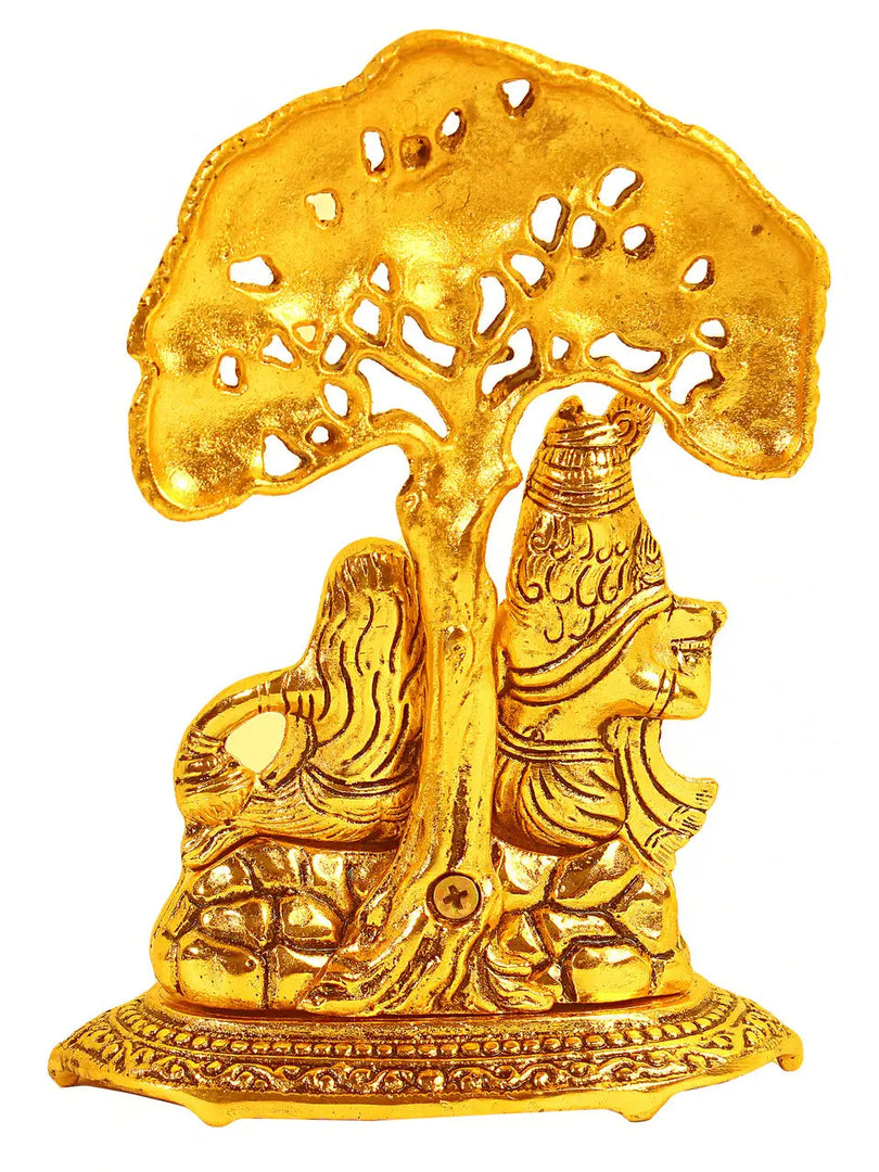 SH829 White metal with Lacquer Polish Radha Krishna Tree dastakaaristore